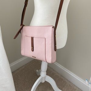 Pink Fossil crossbody